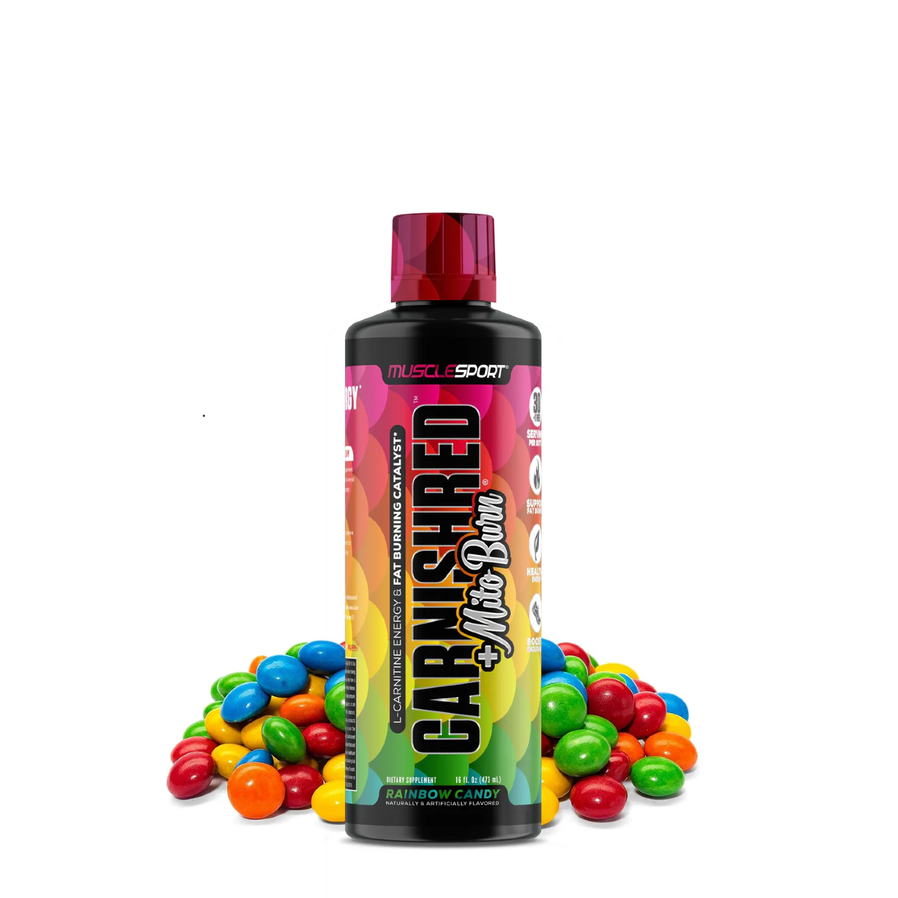 CarniShred®+ Mitoburn® 16oz Liquid - Non Stim Metabolism Support