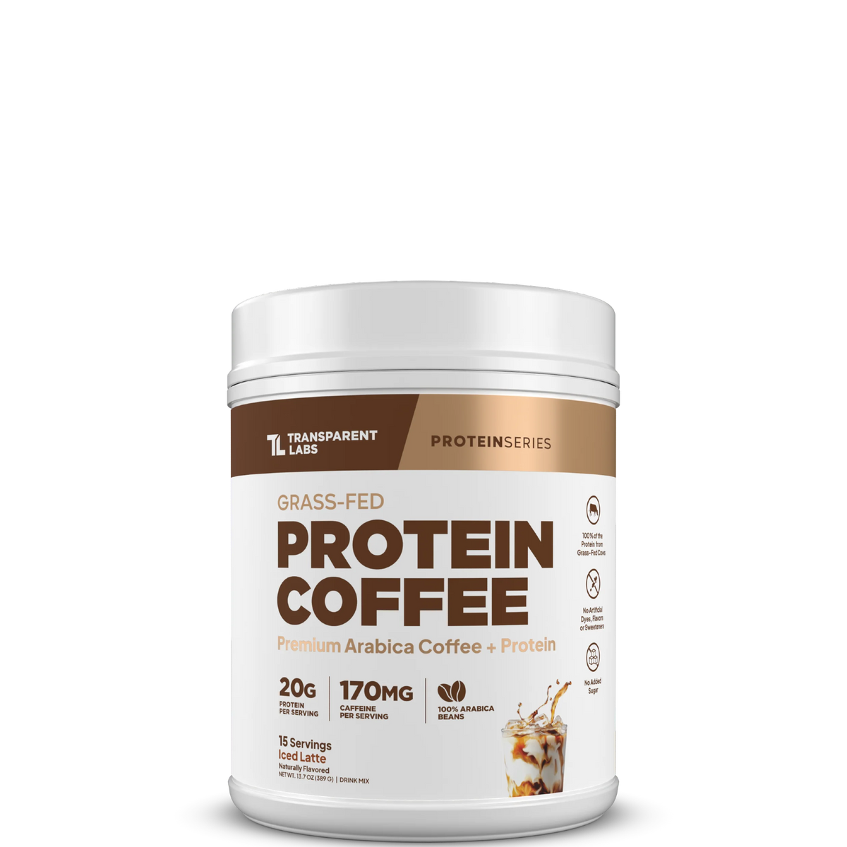 Transparent labs grass-fed whey protein coffee