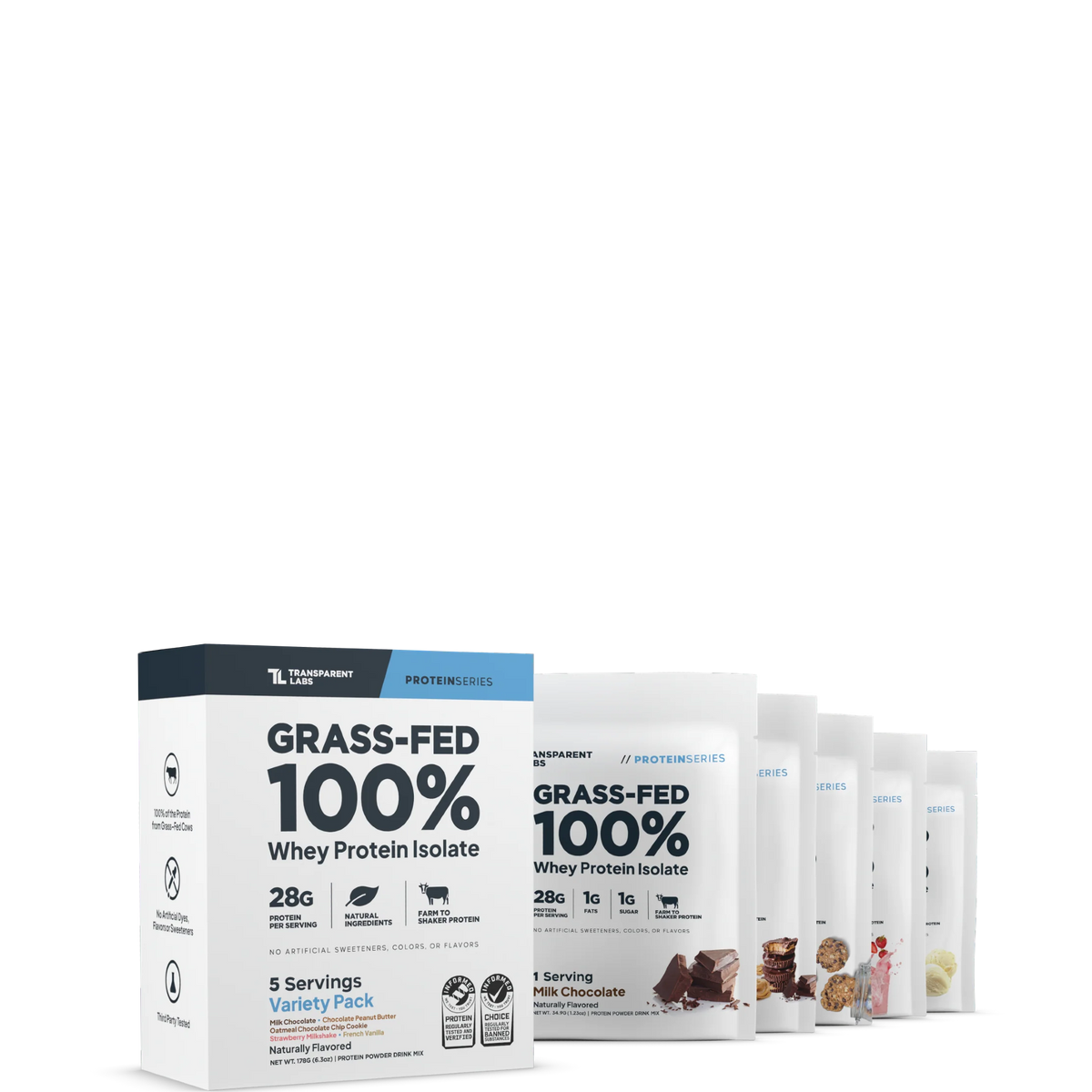 Whey Protein Isolate - 5 Serving Variety Pack
