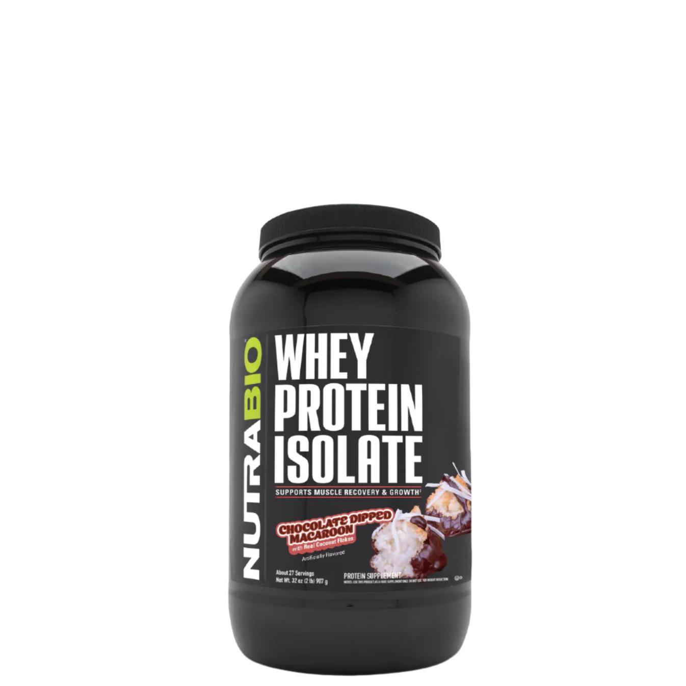 Isolate whey formula for recovery and muscle support