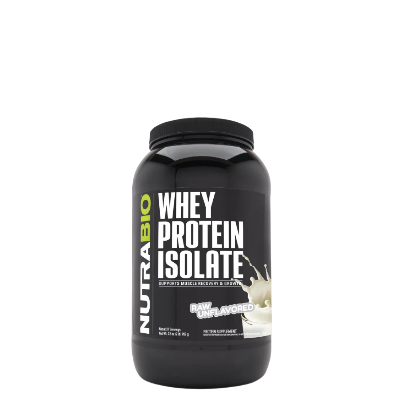Isolate whey formula for recovery and muscle support