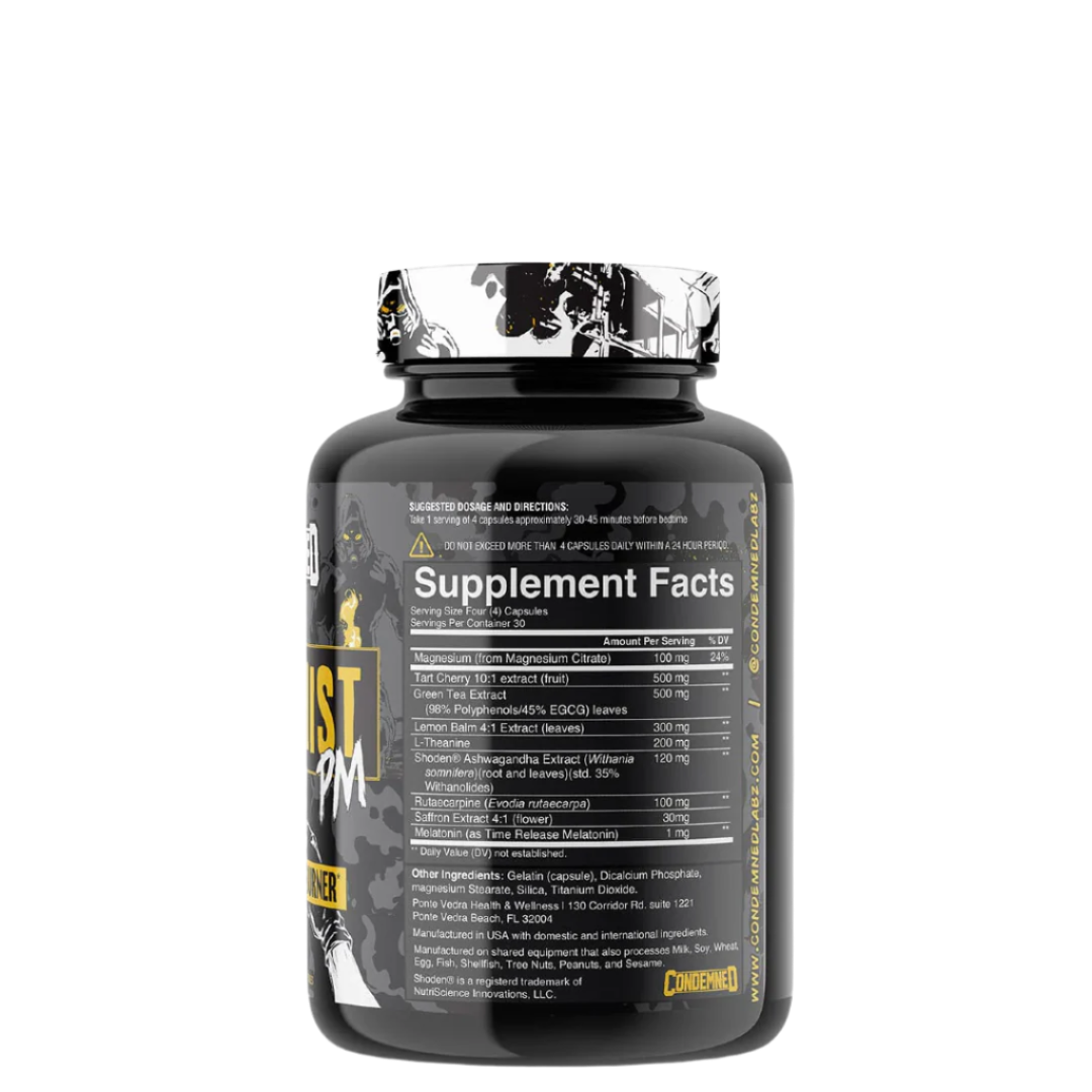 Nighttime fat burner with natural ingredients