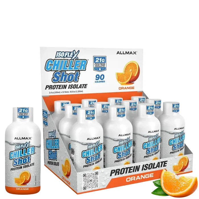 Allmax Isoflex Chiller Protein Shot -12 Bottle Pack