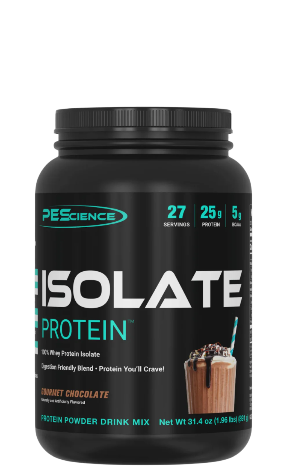 Isolate Container This image features a container of PEScience ISOLATE Protein ...