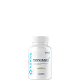 A bottle of Revive Supplements Men's Health multivitamin supplement capsules.
