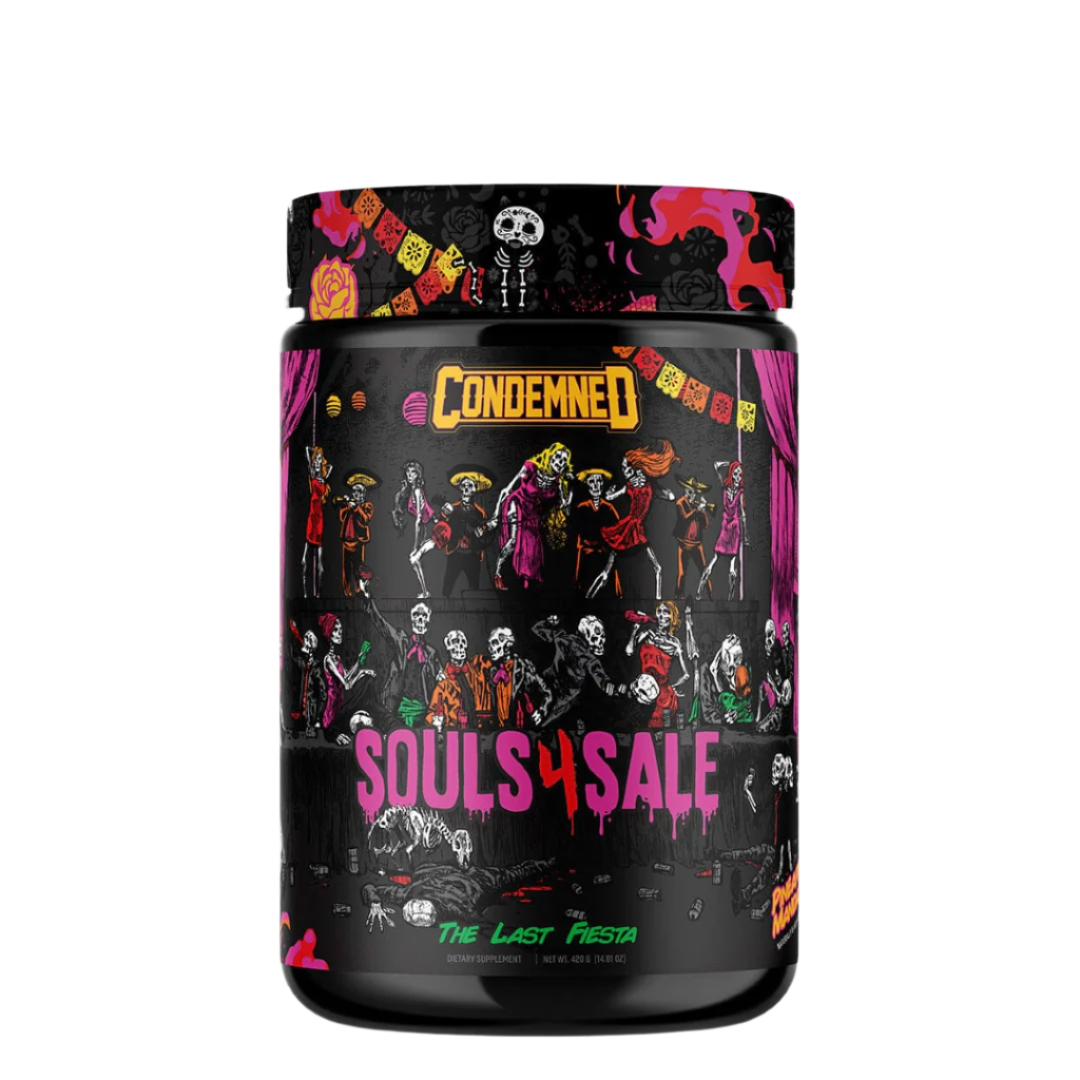 Souls 4 Sale tub with The Last Fiesta label and vibrant background