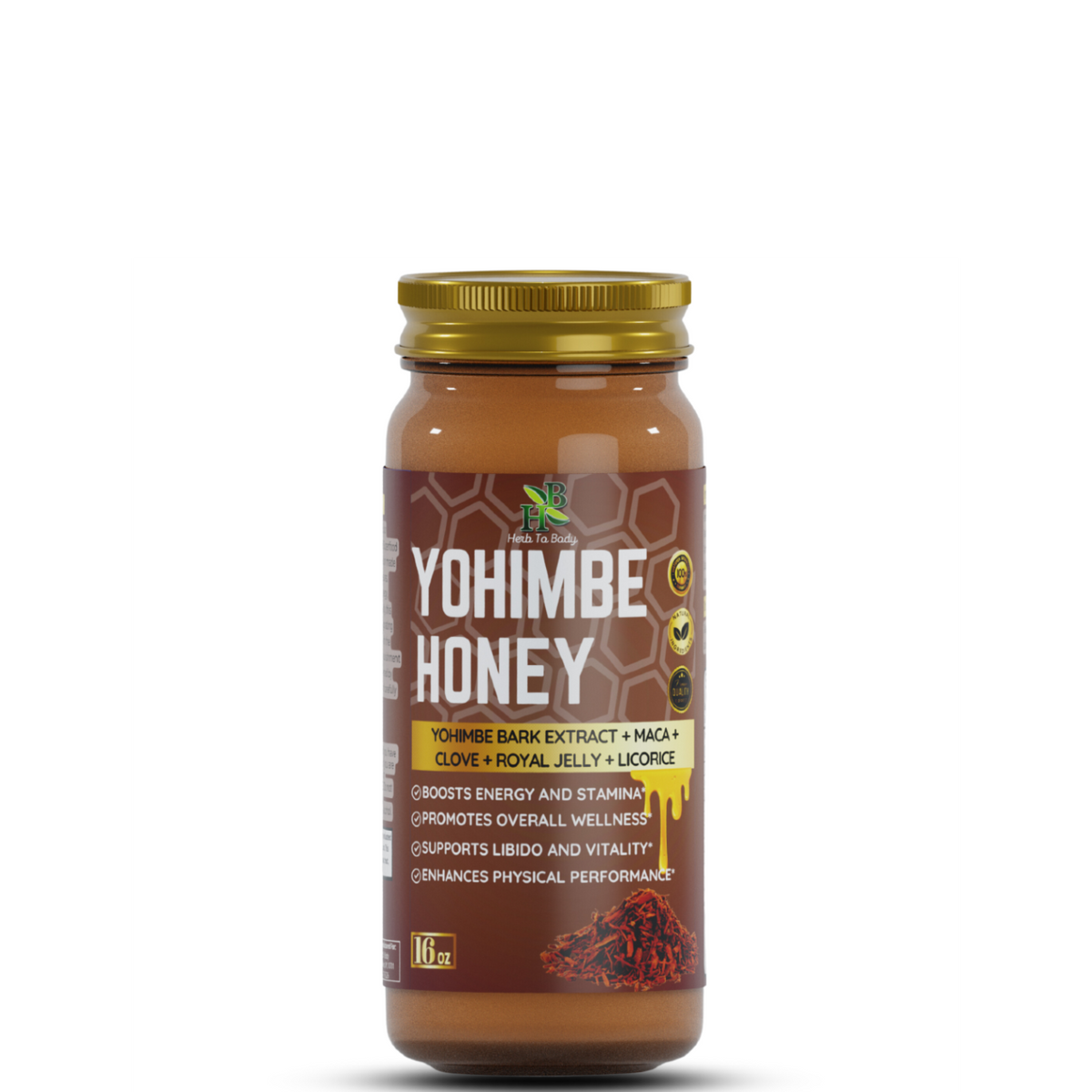 Raw Yohimbe Honey 16oz